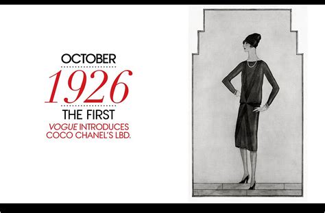 the little black dress made by coco chanel|little black dress vogue 1926.